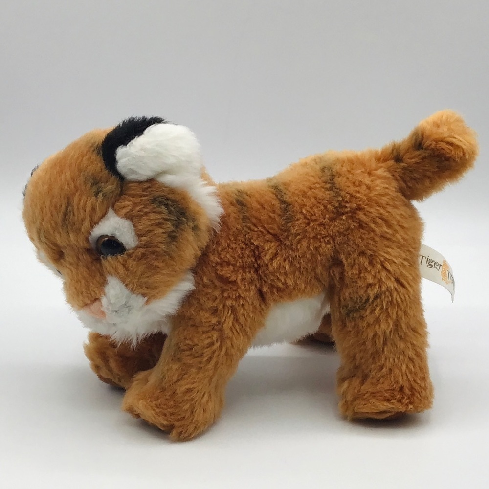 AURORA Bengal Tiger Cub 8” San Diego Zoo Safari Park Plush Tiger Trail Animal - Picture 3 of 9